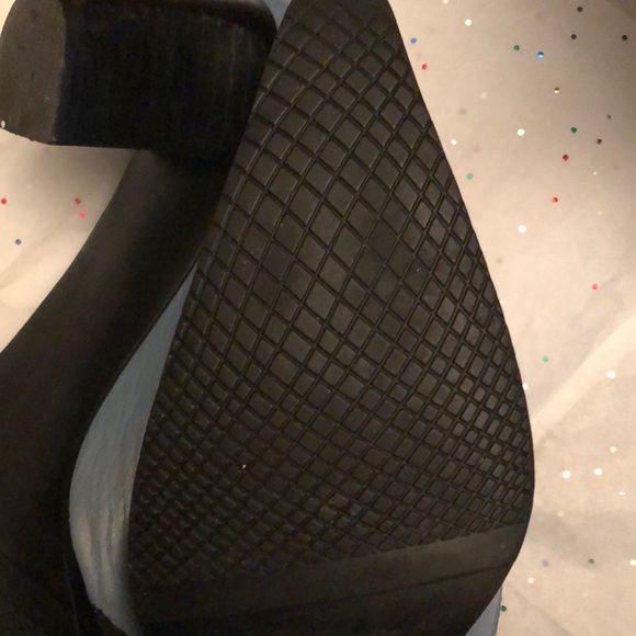 J. RENEE Blue/Black Rodeo Slip On Mules - Picture 4 of 6